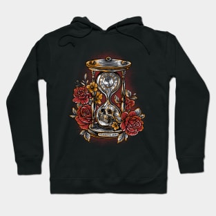 Memento Mori Hourglass Remember Death Running out of Time Hoodie